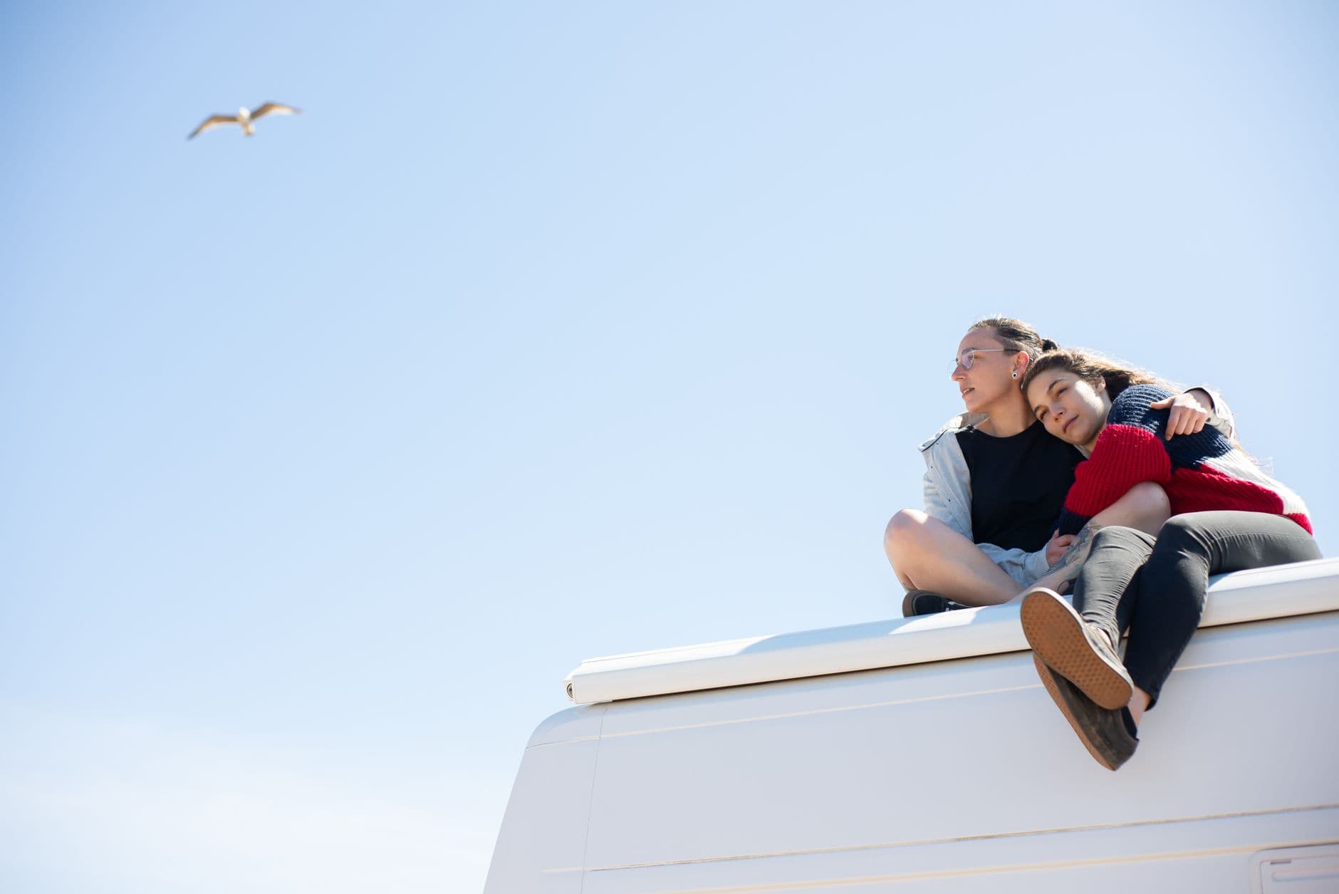 Vochtschade in een Knaus camper inspecteren