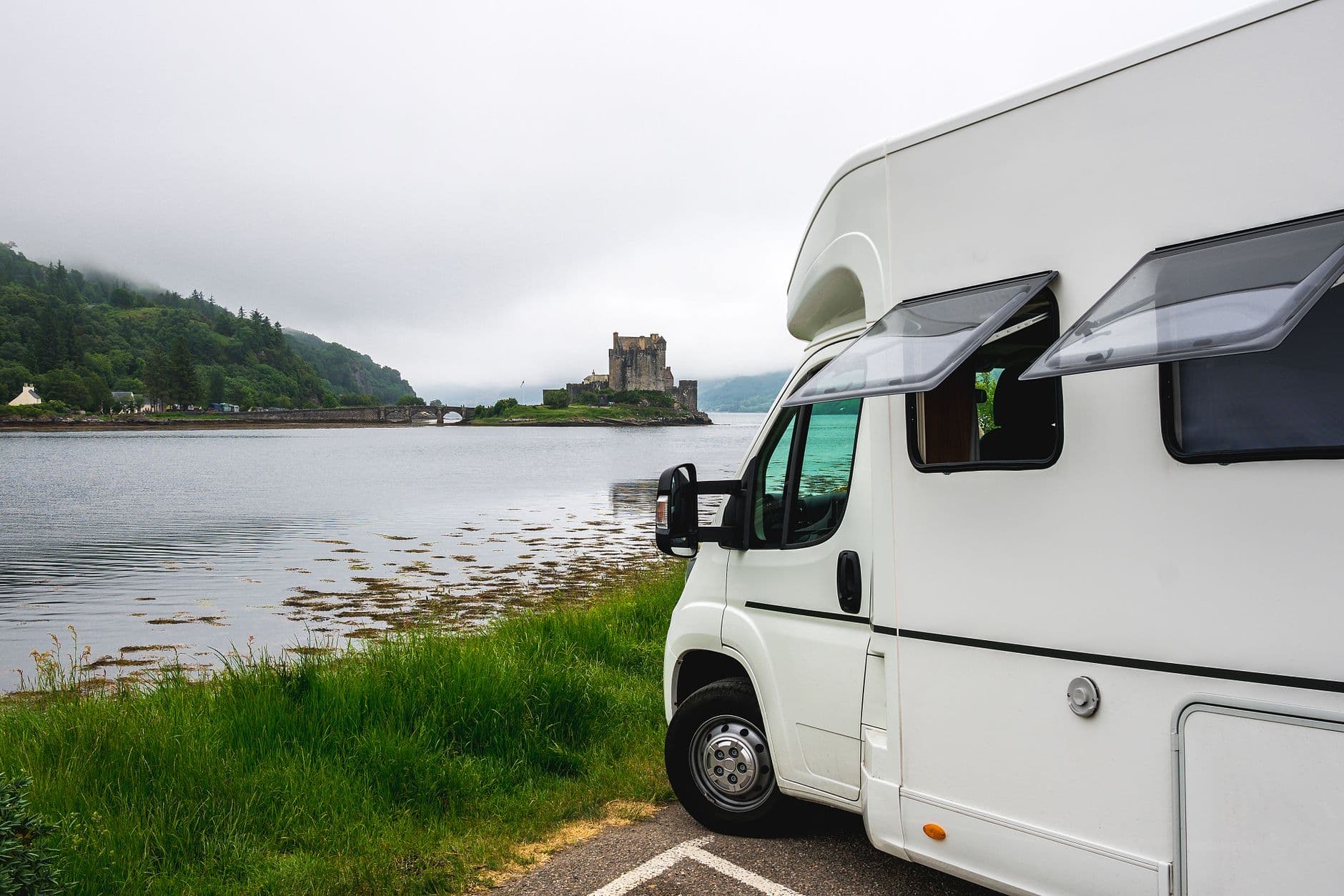 LMC camper with damp patch on the ceiling