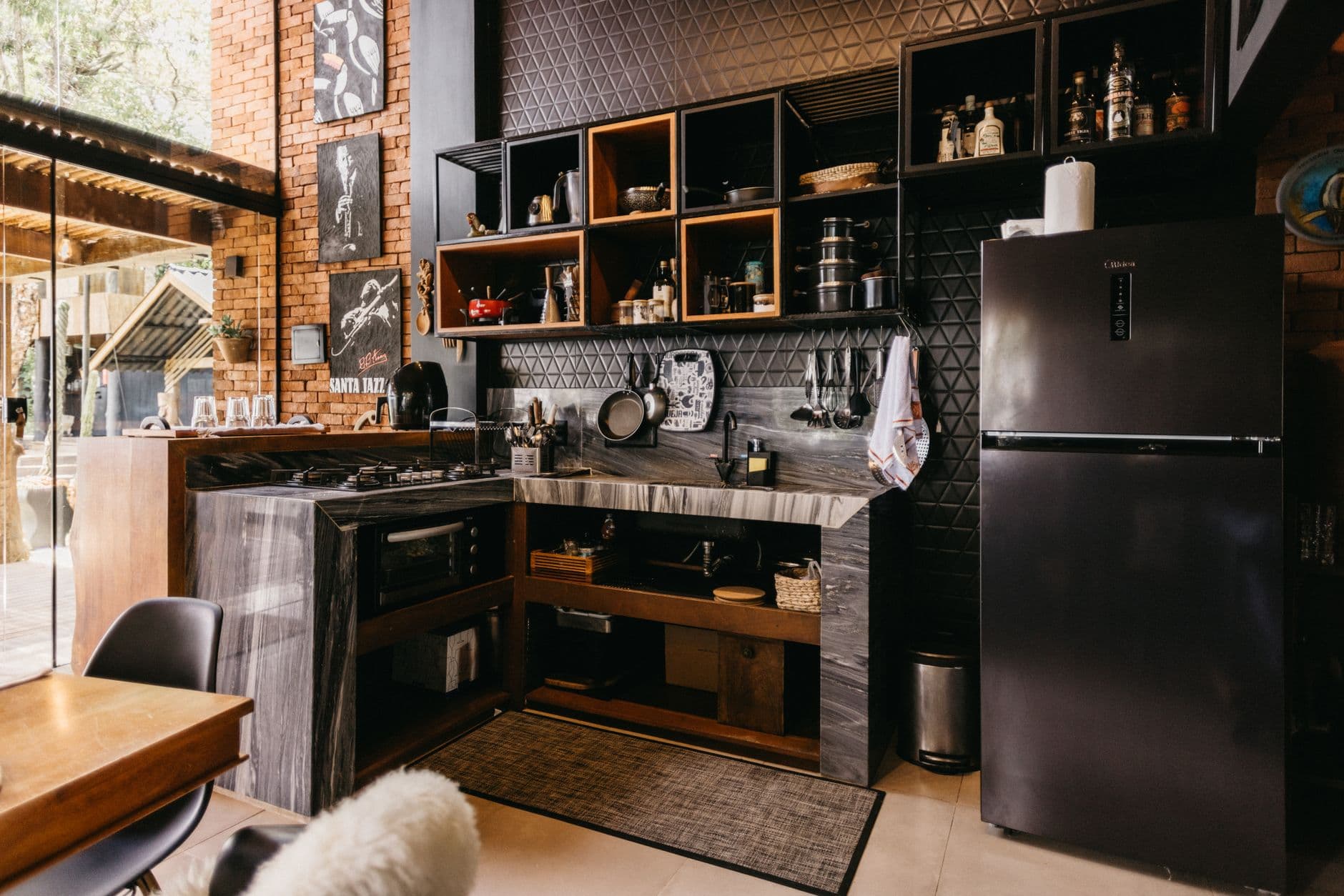 Technician checks the fridge of a Weinsberg camper